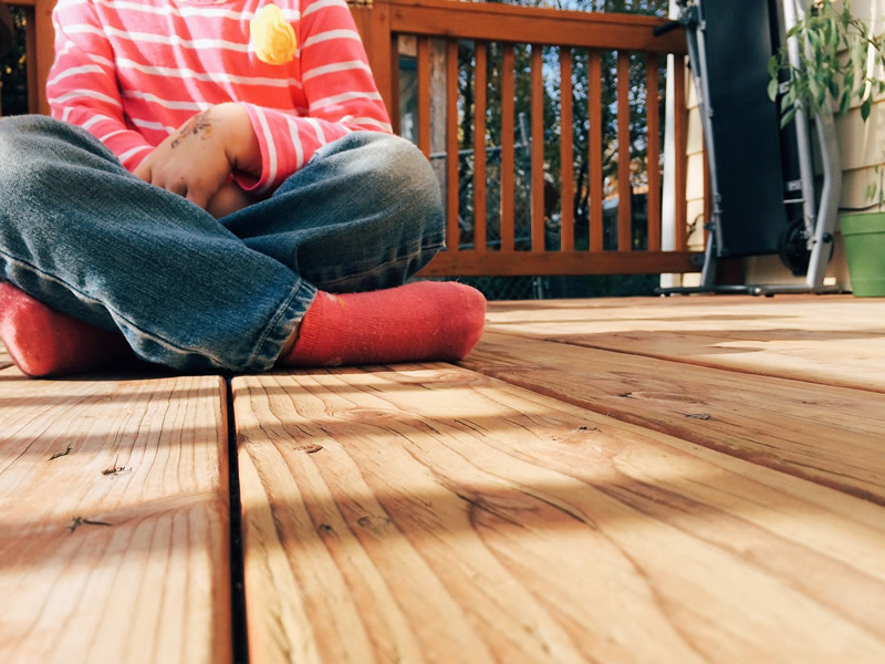 wood deck