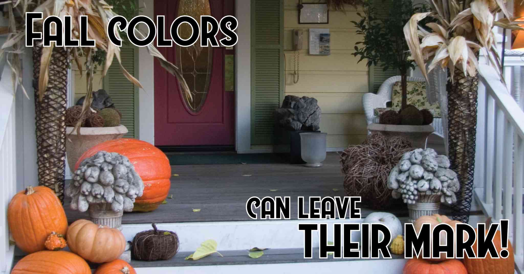 Pumpkins, Leaves, & Stains