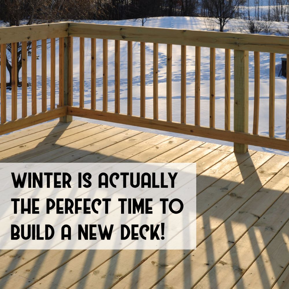 Building a Deck in the Winter