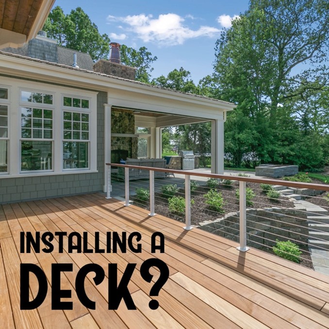 installing a deck