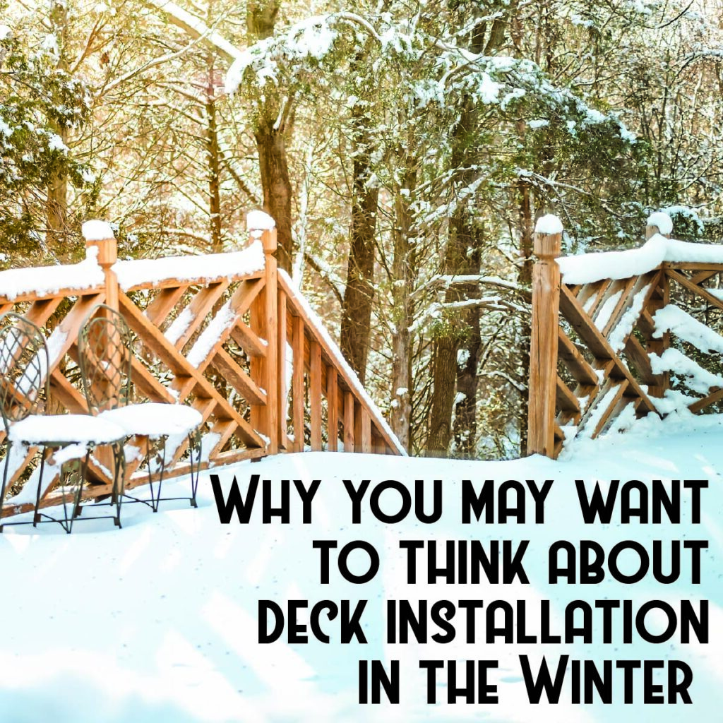 Winter Deck Installation Baltimore, MD