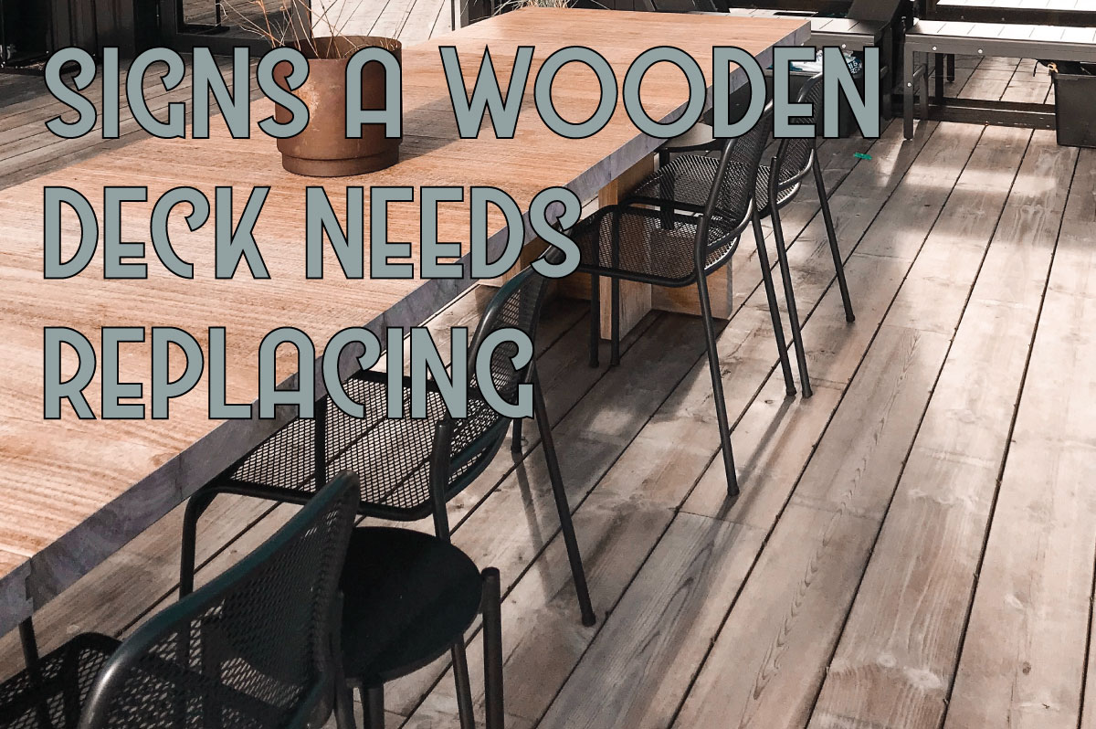 Wood Deck Needs Replacement