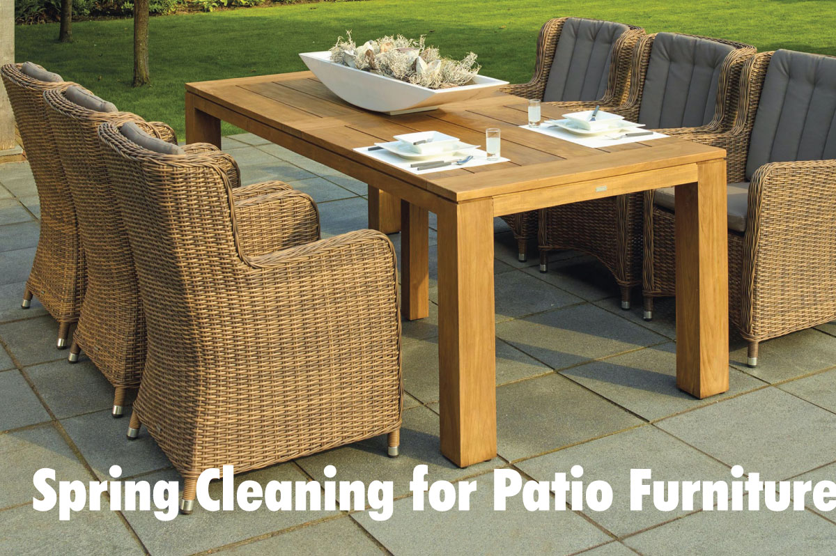 Spring Cleaning for Patio Furniture